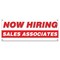 Signmission Now Hiring Sales Associates Banner Apply Inside Accepting Application Single Sided B-30299 - alternate 1